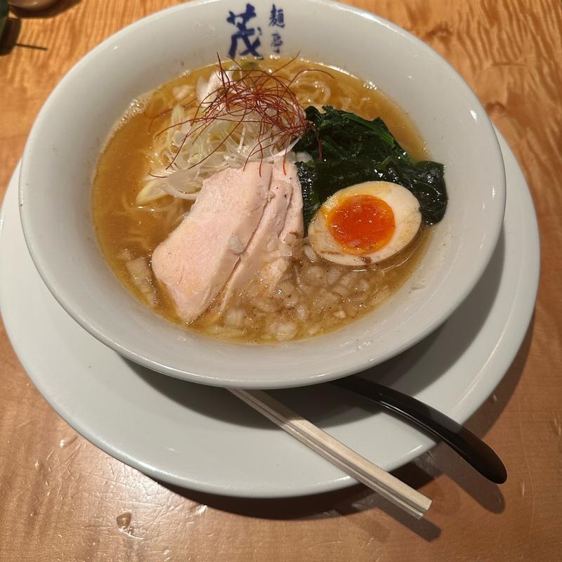 塩煮干しラーメン(麺亭 茂司)