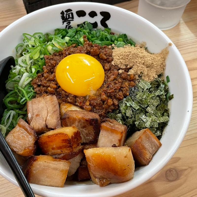 台湾まぜそばゴロゴロチャーシューチーズ入り(麺屋こころ 自由が丘店)