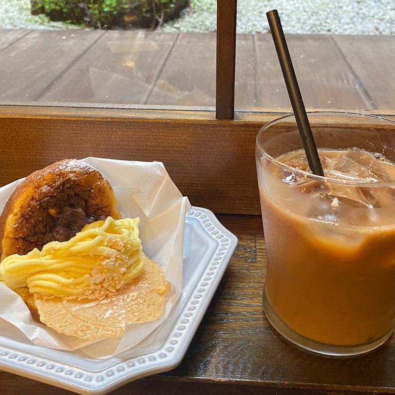 和ッフルセット　モンブラン(三津森本舗)