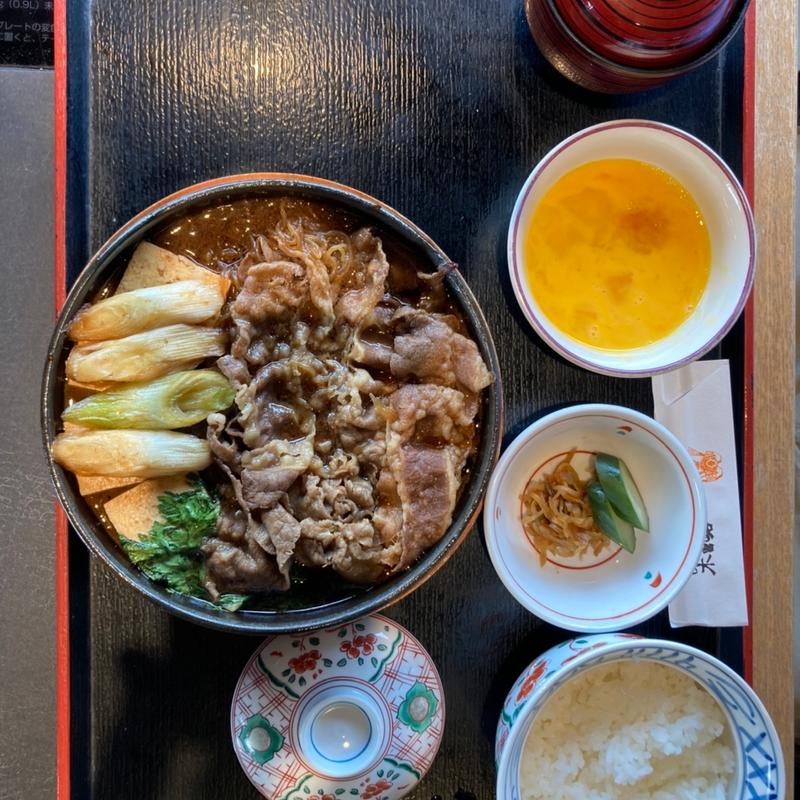 すき焼き御膳(木曽路 三鷹店)