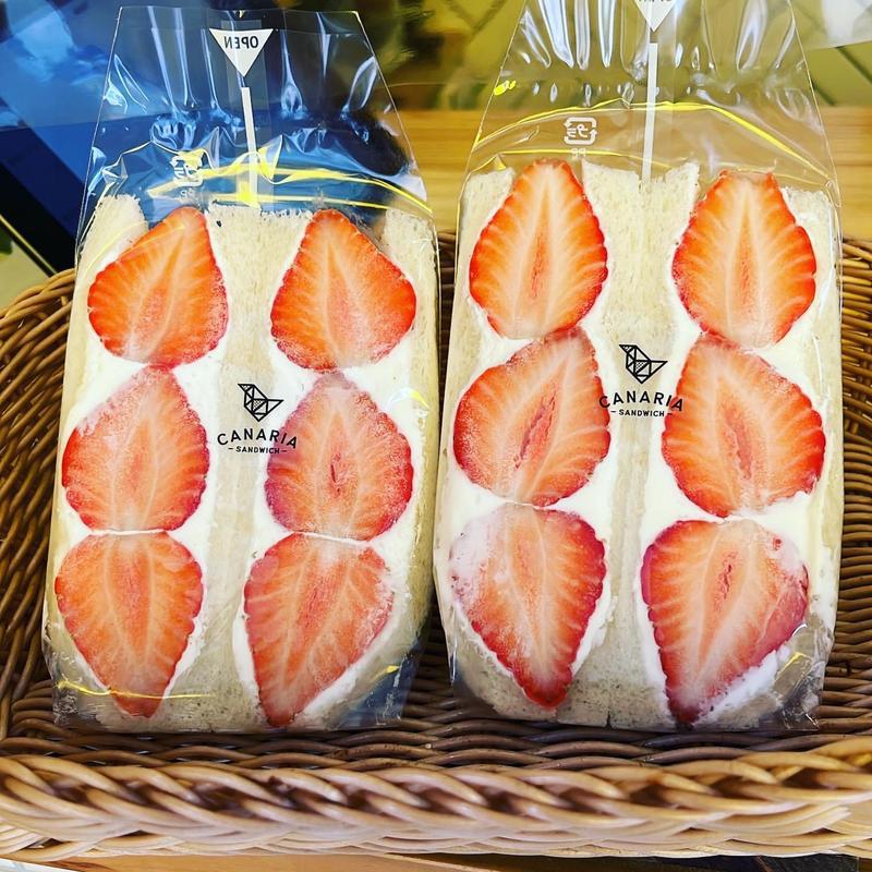 やよいひめのフルーツサンド(Canariasandwich)