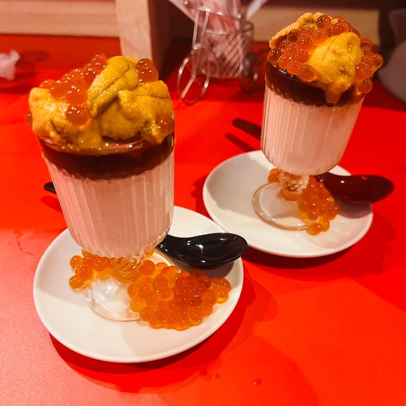 雲丹プリン(酒肴飯ブリオ 料理人文一郎)