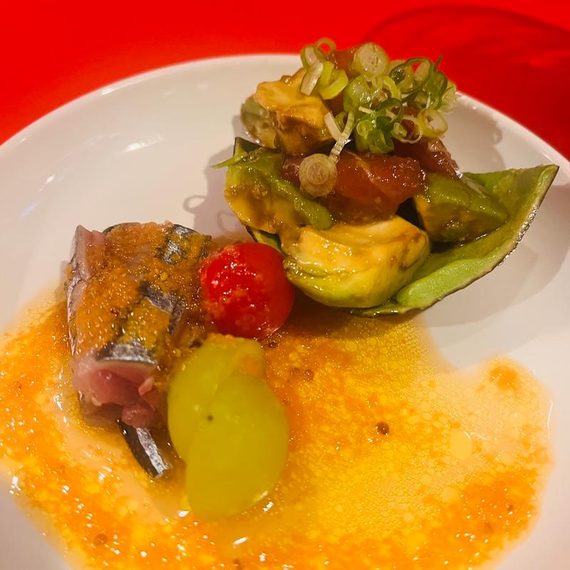 秋刀魚カルパッチョ　(酒肴飯ブリオ 料理人文一郎)