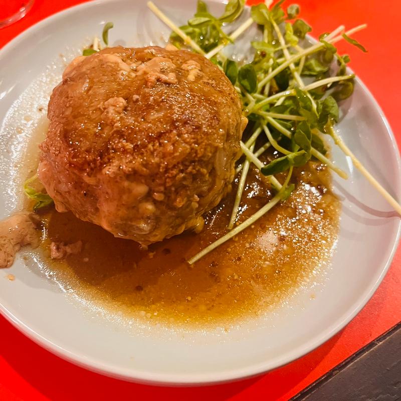 ハンバーグ(酒肴飯ブリオ 料理人文一郎)