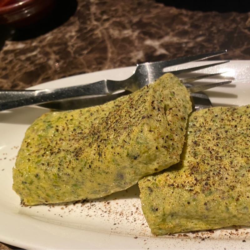 トリュフと青のりの玉子焼き(西新宿 WA－DINNER き)