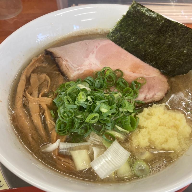 豚骨2番出汁煮干しブラック生姜中華そば(栃木中華そば 神志)