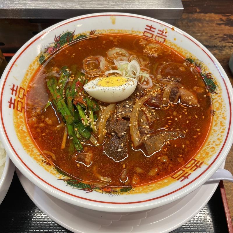 カルビラーメン(スタミナホルモン食堂　食楽 いわき駅前店 )