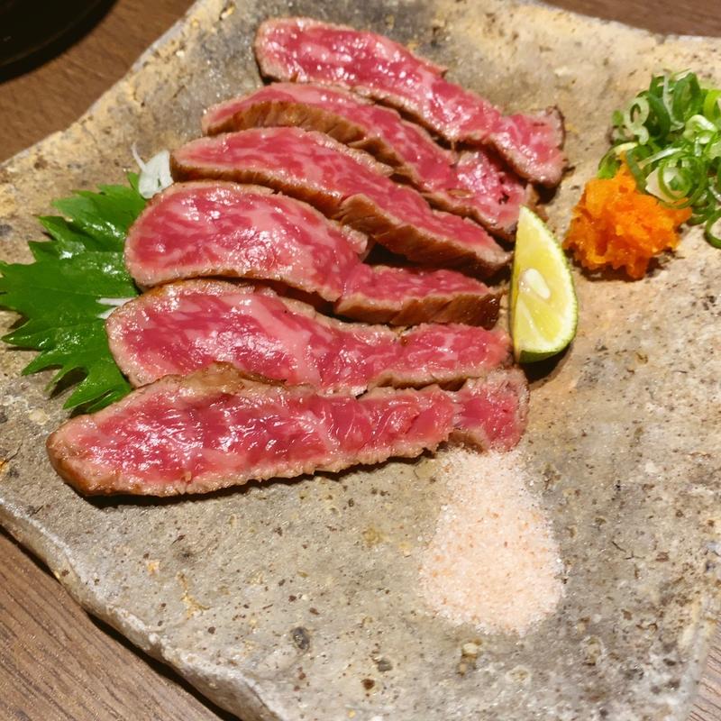 黒毛和牛のたたき(月島屋)