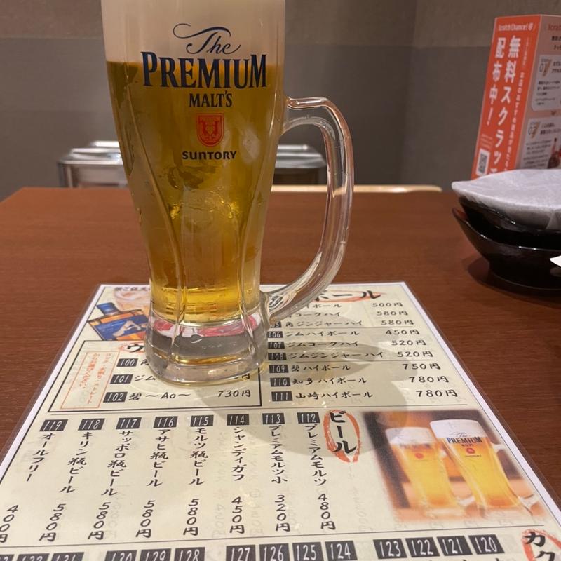 プレミアムモルツ(肉炉端 弁慶 鳳駅前店)