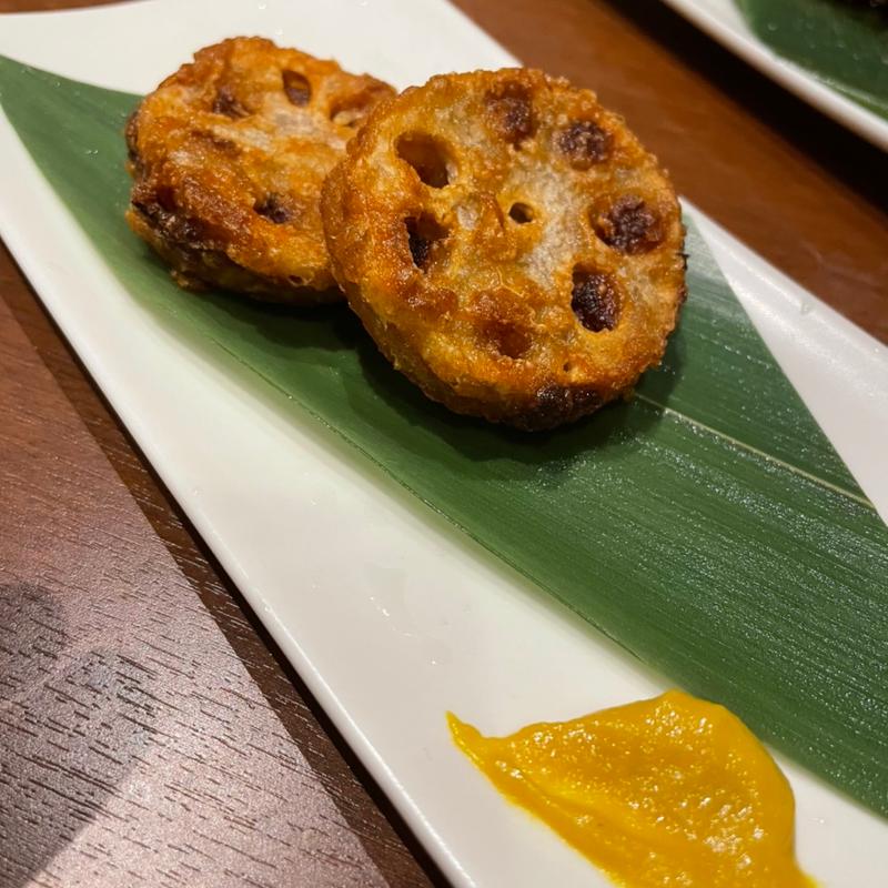 れんこんはさみ揚げ(2個)(肉炉端 弁慶 鳳駅前店)