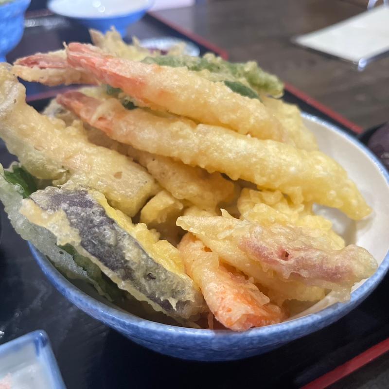 海鮮天丼(塩で食べる海鮮てんぷら 汐彩)