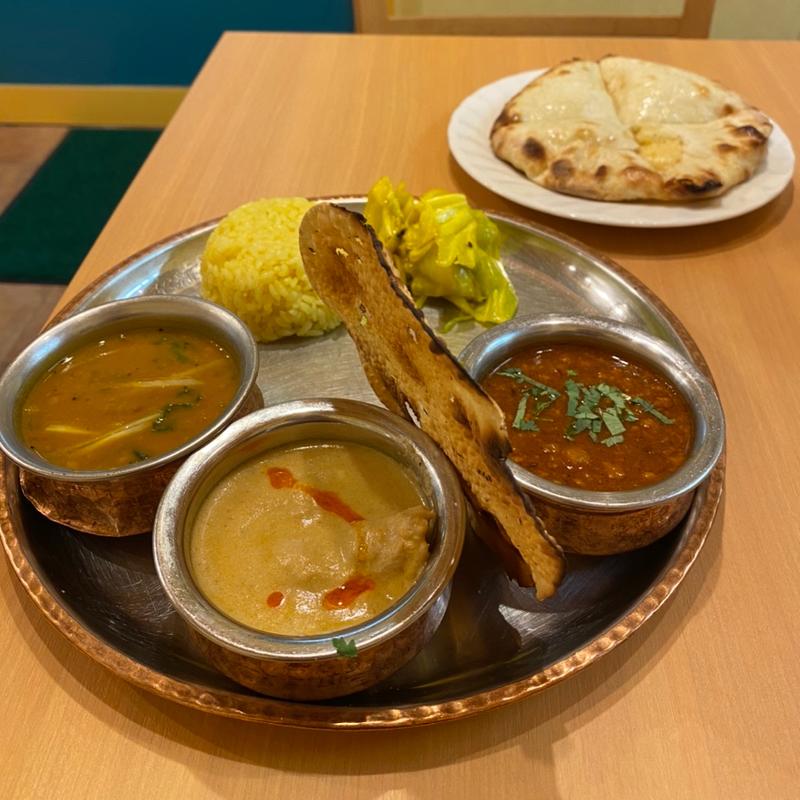 やっぱりスペシャールセット±チーズクルチャ変更(やっぱりインディア （Yappari India）)