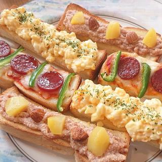 3種のオープンサンド(LUNAcafe)