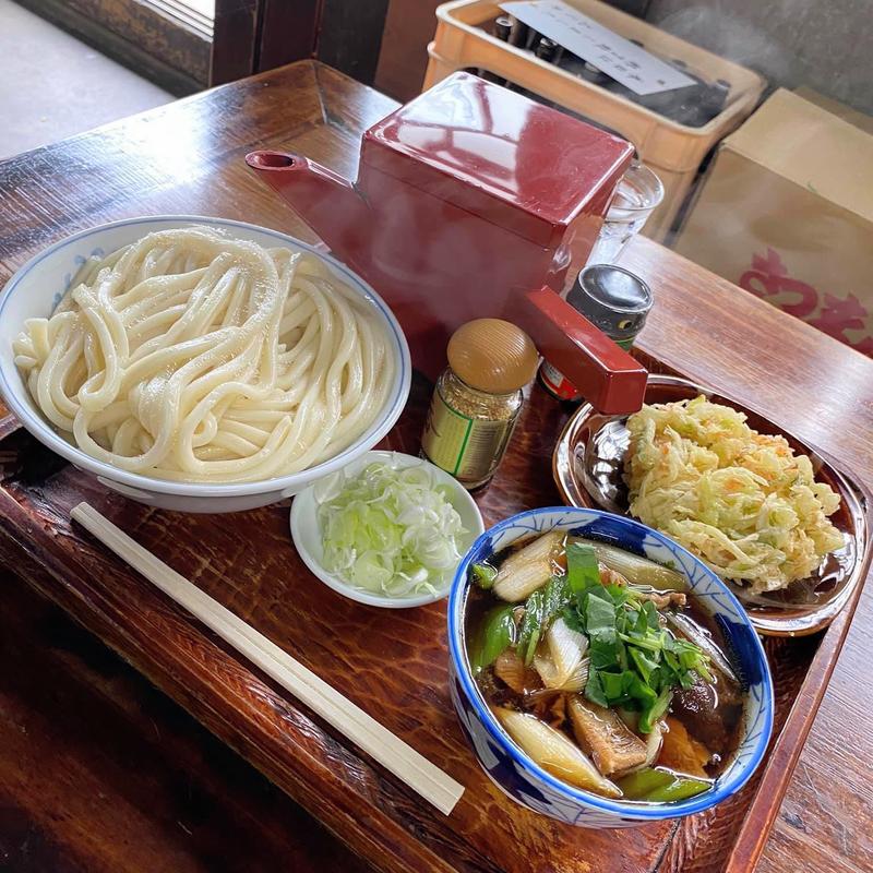 肉つゆうどん かき揚げ(古久や （こくや）)