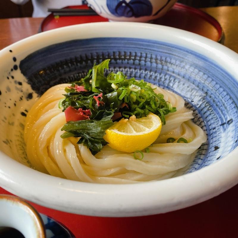 ぶっかけうどん　冷(うどん工房 かたつむり)