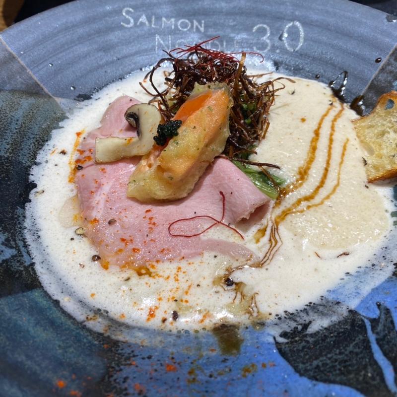 ポルチーニサーモン(サーモンnoodle3.0)