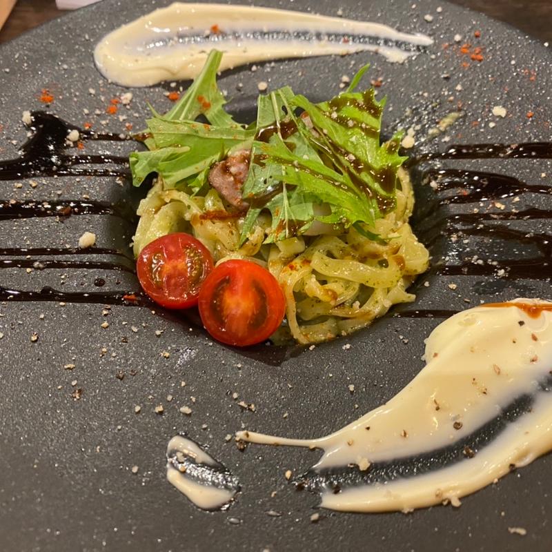 フレンチ和え玉(濃厚海老らーめん Shrimpreme)