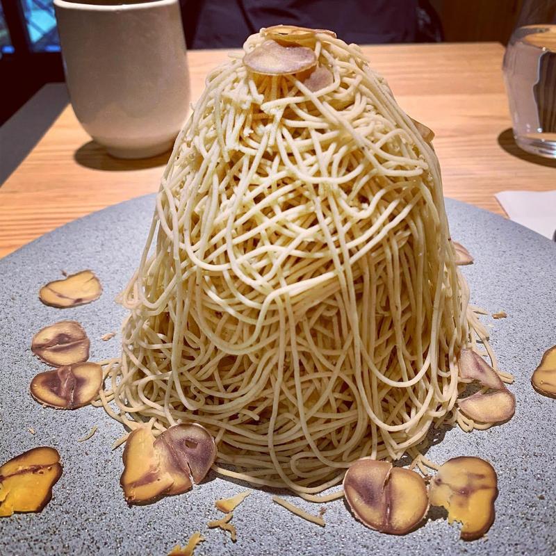 国産和栗モンブラン(高級和栗モンブラン専門店 栗歩 三軒茶屋店)