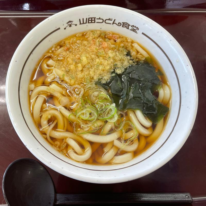 たぬきうどん（温）(山田うどん食堂 田島店)