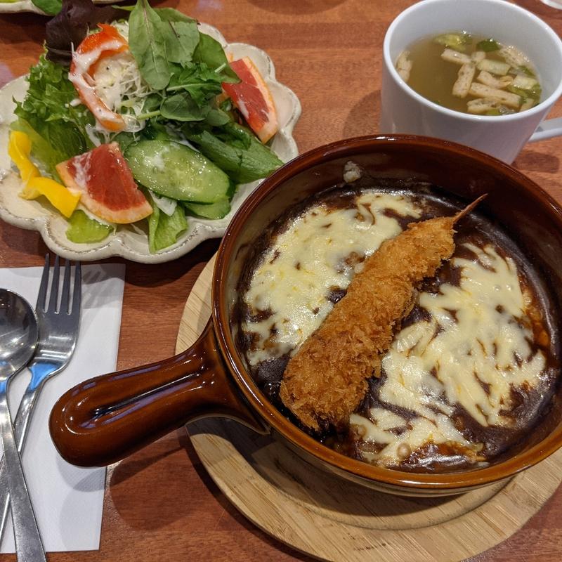 エビフライカレードリア(イタリアングリル芹)