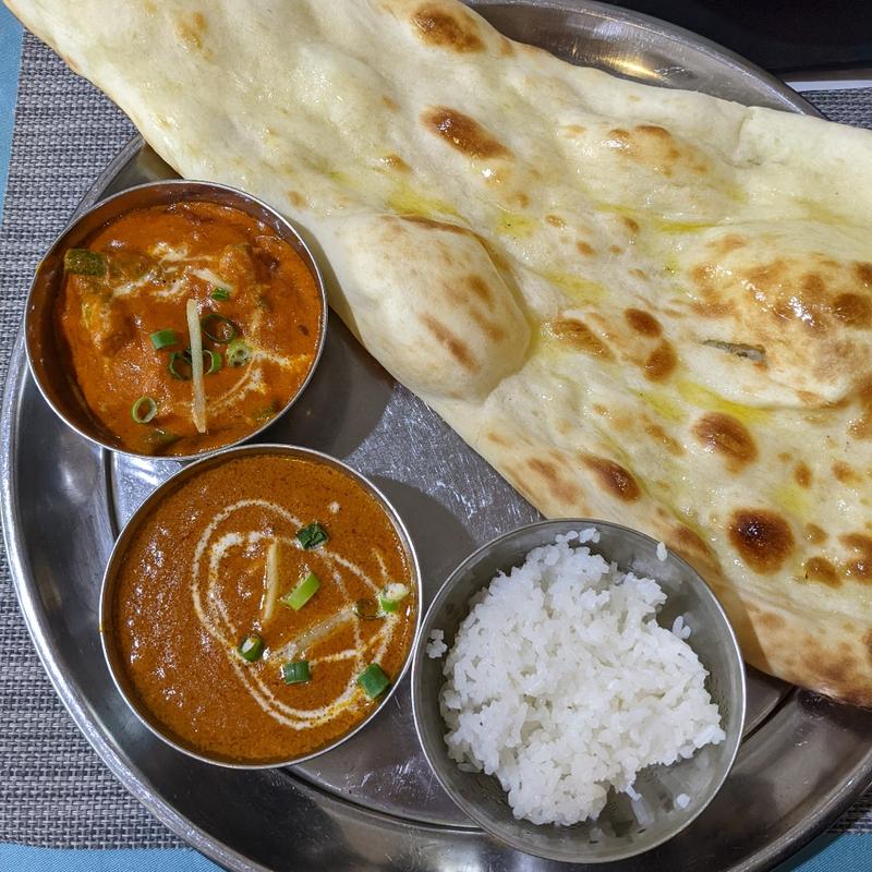 2種のカレーセット(アジアティーク 江戸川橋店)