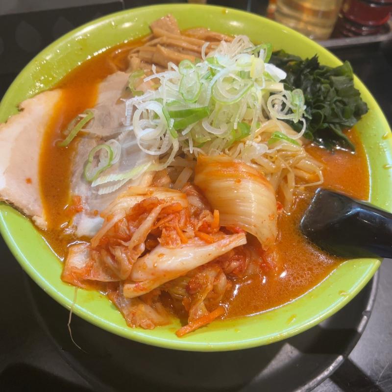 キムチラーメン(北海道らーめん 味源 立川北口本店)