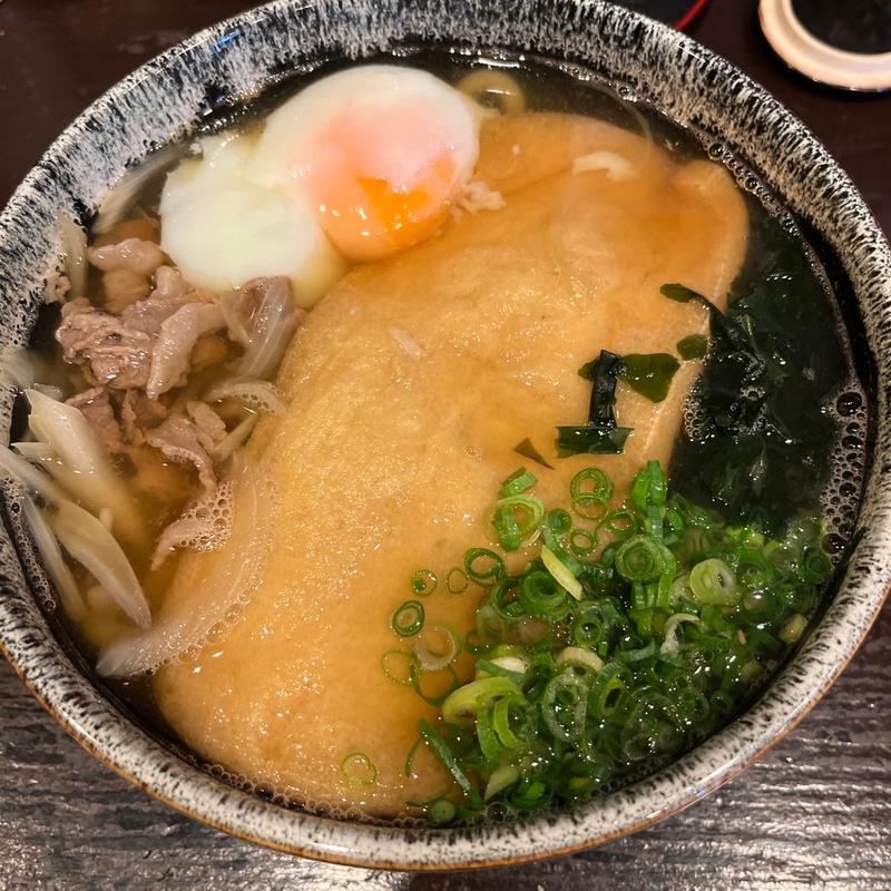 肉きつねうどん(めん処 つるつる亭 )