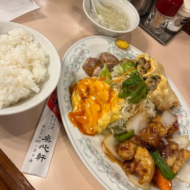 酢豚定食(点心軒 桃谷店 （テンシンケン）)