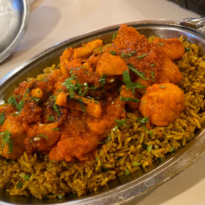 シーフードビリヤニ(Dカジャナ 呉服町店)