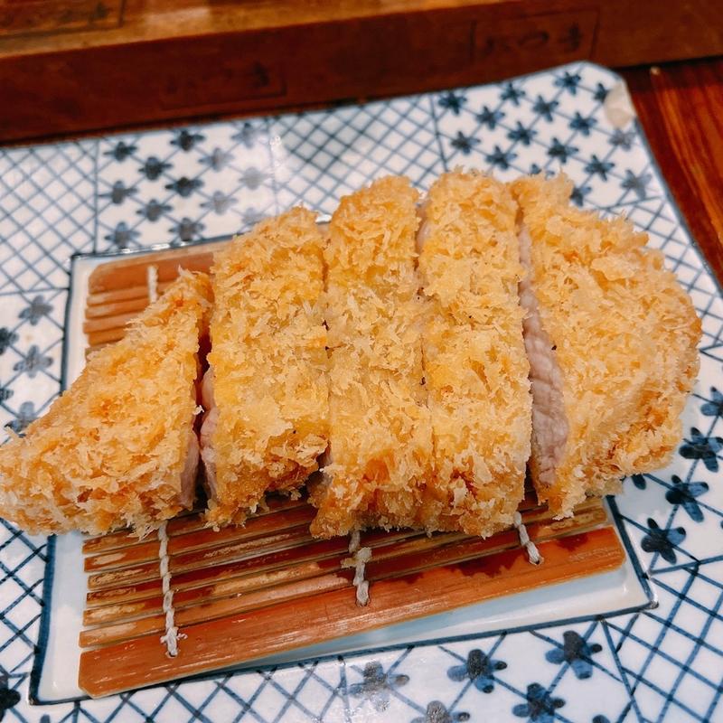 岩中豚ロースかつ定食(かつ吉 水道橋店)