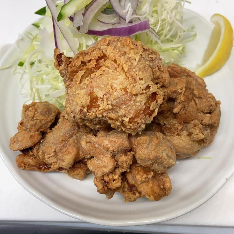 鶏の唐揚げ定食(なかうらわ食堂)