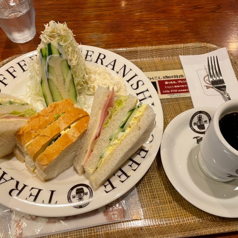 サンドイッチセット(てらにし珈琲店 国泰寺店 )
