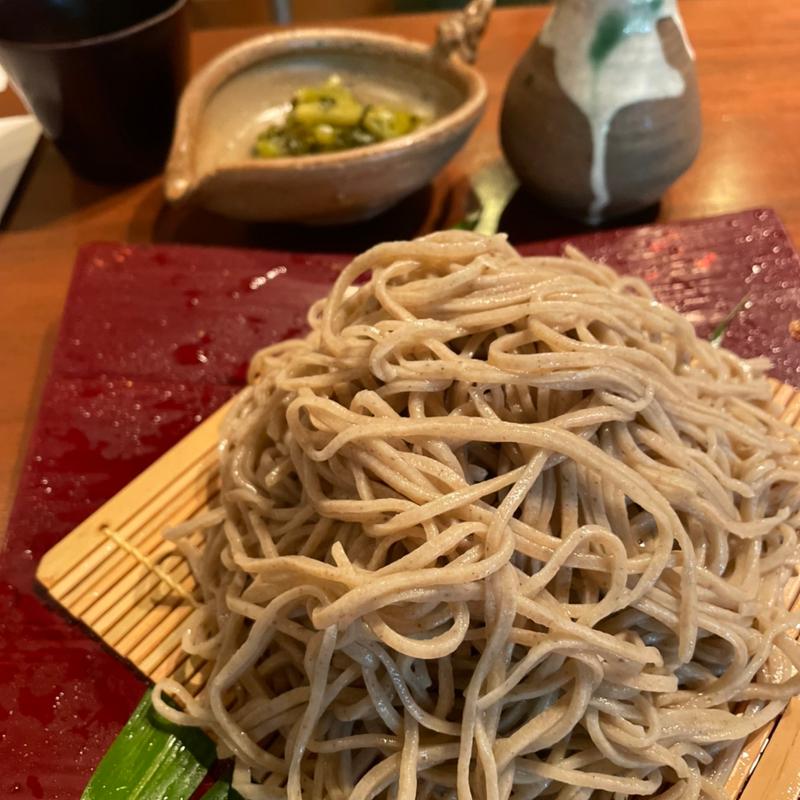 わさび芽　蕎麦(そば処 時遊庵あさかわ)