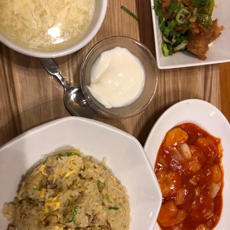 エビチリセット(紅虎餃子房 イオンモール名取店)