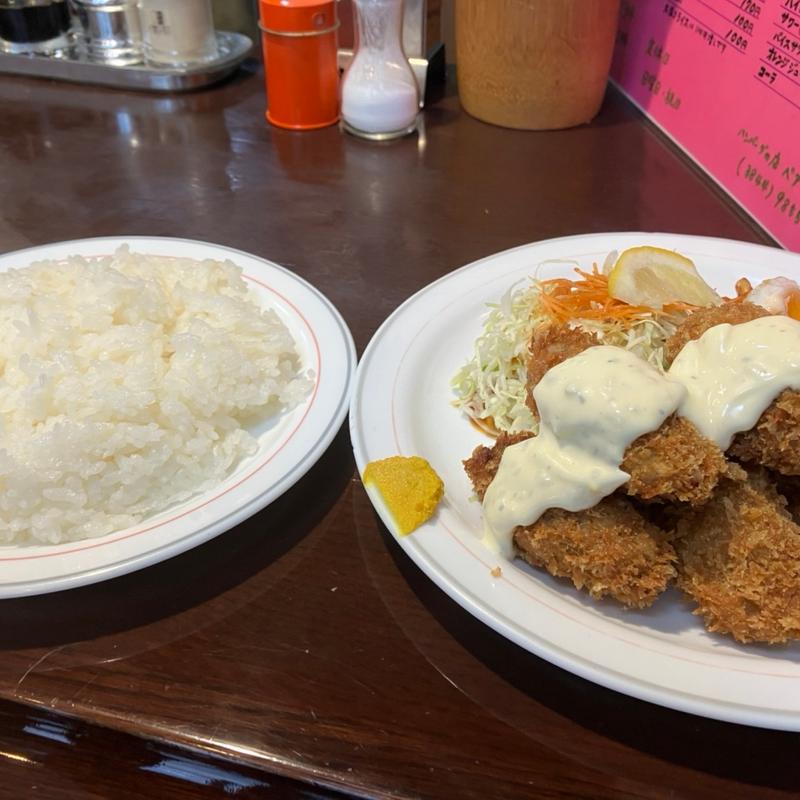 カキフライ(ハンバーグの店ベア )