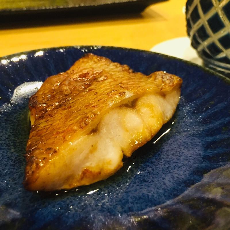 のどぐろの漬け焼き(鮨一)