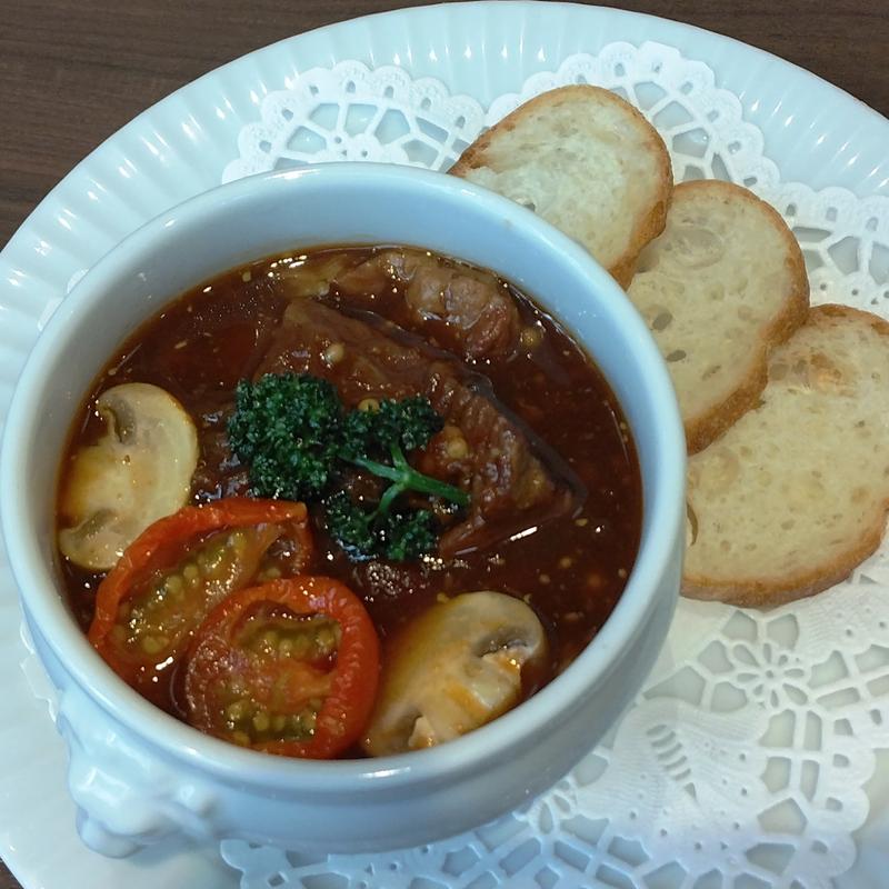 自家製牛すじ煮込み(ビヤレストラン銀座ライオン 川崎駅前店)