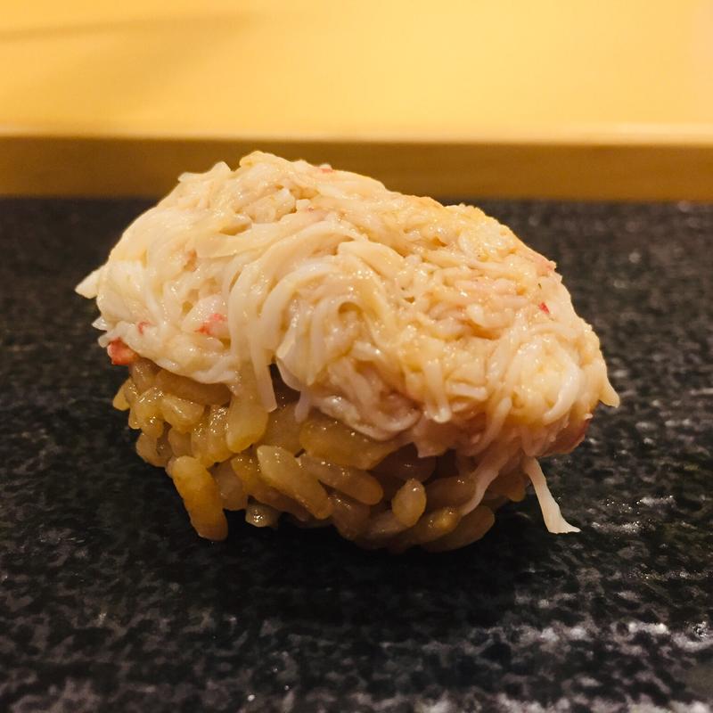 流氷開け毛蟹(鮨一)