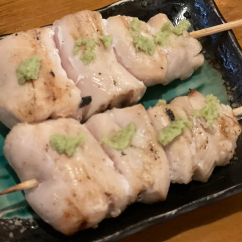ささみわさび(酒と焼鳥 ぶあいそ（旧ばか大将）)