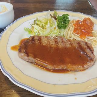 ステーキ定食(レストランロッシュ)