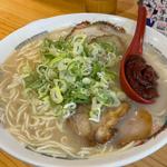 らーめん大　トッピング辛みそ(長浜ラーメン一番 福知山駅前店)