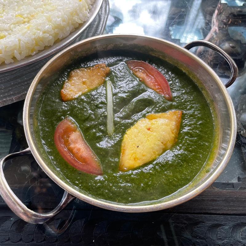 パーラクパニール+サフランライス(ダージリン 日暮里店 （DARJEELING）)