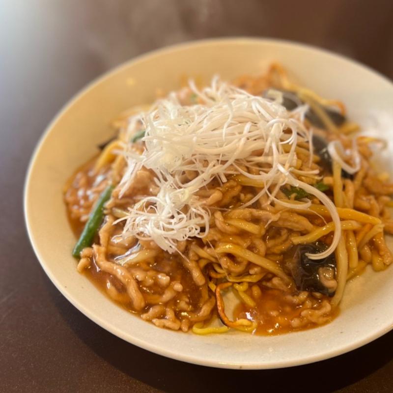 豚肉細切り焼きそば(中華工房 天紅)