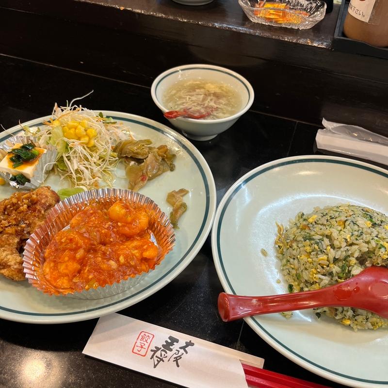 A3ランチ(大阪王将 上本町店)
