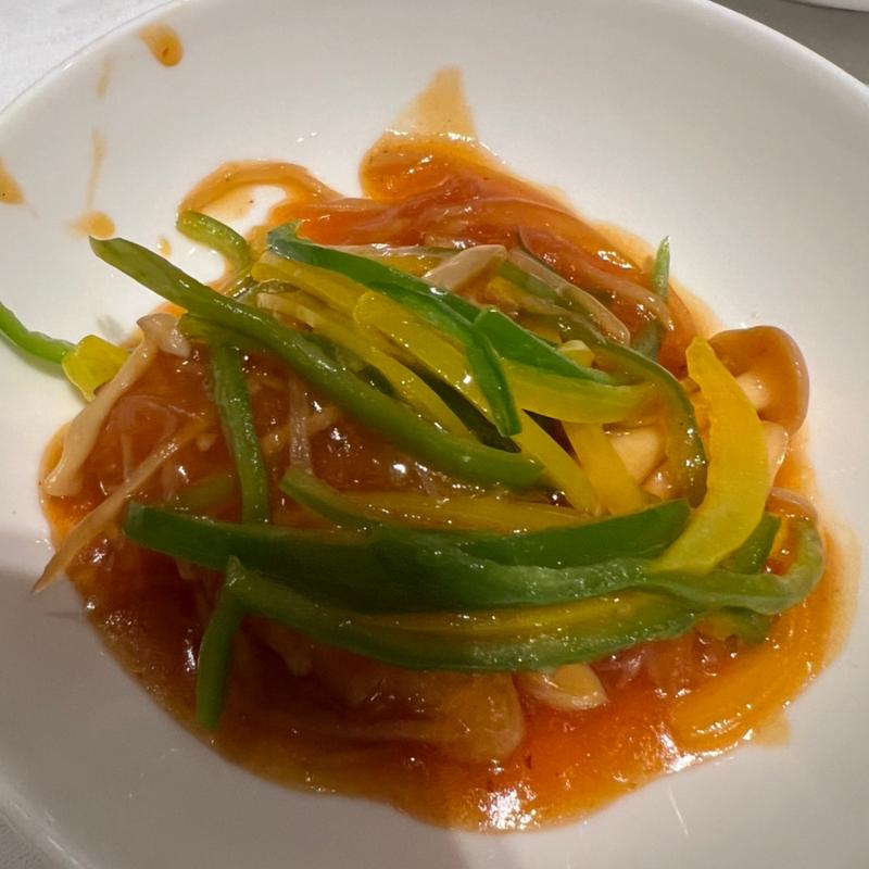 白身魚の甘酢ソース(中国料理東天紅 上野店)