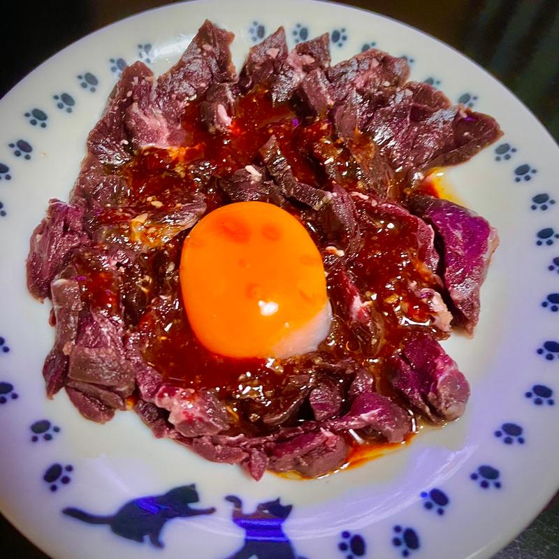 鯨ユッケ(ベルクス 東墨田店)