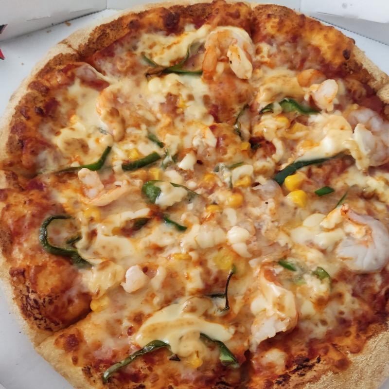 Mサイズハンドトス ガーリックシュリンプ(ドミノピザ)