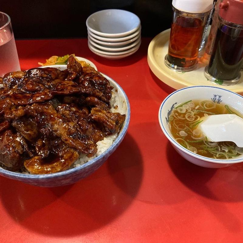 肉丼(中華料理 万里)