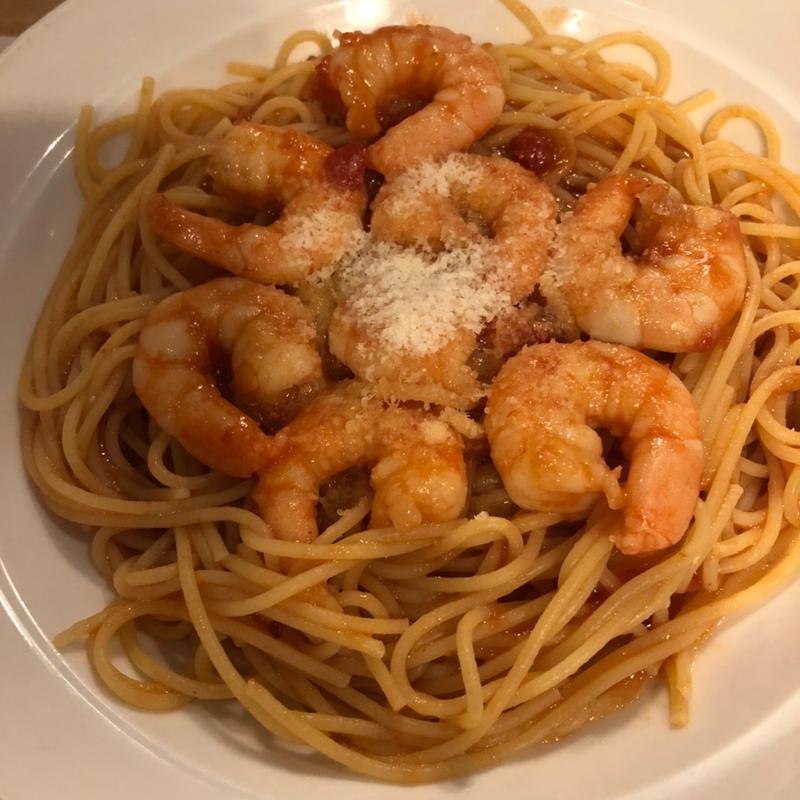 エビのトマトソース(タント（ｔａｎｔｏ）)