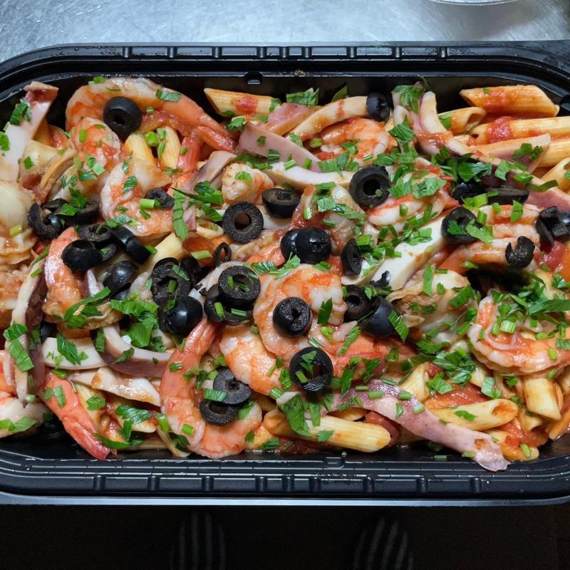 シーフードペスカトーレ(生鮮の杜カラオ)